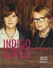 Indigo Girls SIGNED 8.5x11 Sound Board Concert Show Promo Photo #3 COA Autograph