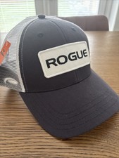 BNWT Rogue Fitness Patch Trucker Adjustable  Cap Navy CrossFit Weightlifting Gym