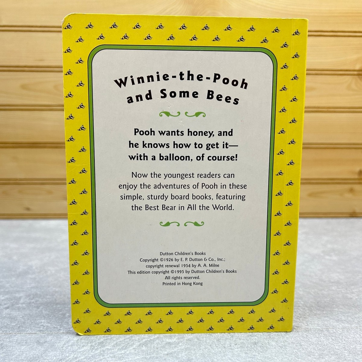 Winnie-the-Pooh and Some Bees A.A. Milne 1995 Illustrated Board