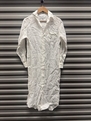 #ad NWOT Frank amp; Eileen RORY Shirt dress Size Extra Small White 100% Linen $398 XS $119.99