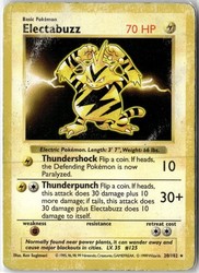 Electabuzz 20/102 Base Set Shadowless Rare