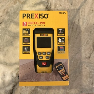 PREXISO 7-in-1 Wood Moisture Meter Digital Moisture Meter Reader Damp Tester