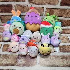 Squishville Squishmallows Lot Of 21 Total 16 Squishville 4 Ornaments 1 Regular 
