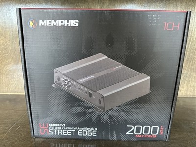Memphis Audio SE2000.1V2 Street Edge 2000W Max 1 Ohm Monoblock