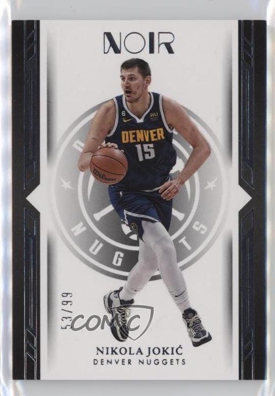 2022-23 Panini Noir Icon Edition 53/99 Nikola Jokic #82 1e6a