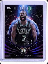 2025-26 Topps Midnight Moonfall 42/99 Jaylen Brown #MF-9 Boston Celtics