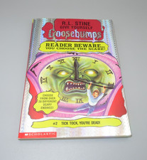 # 2 Tick Tock You're Dead 1st printing Give yourself Goosebumps PB R. L. Stine