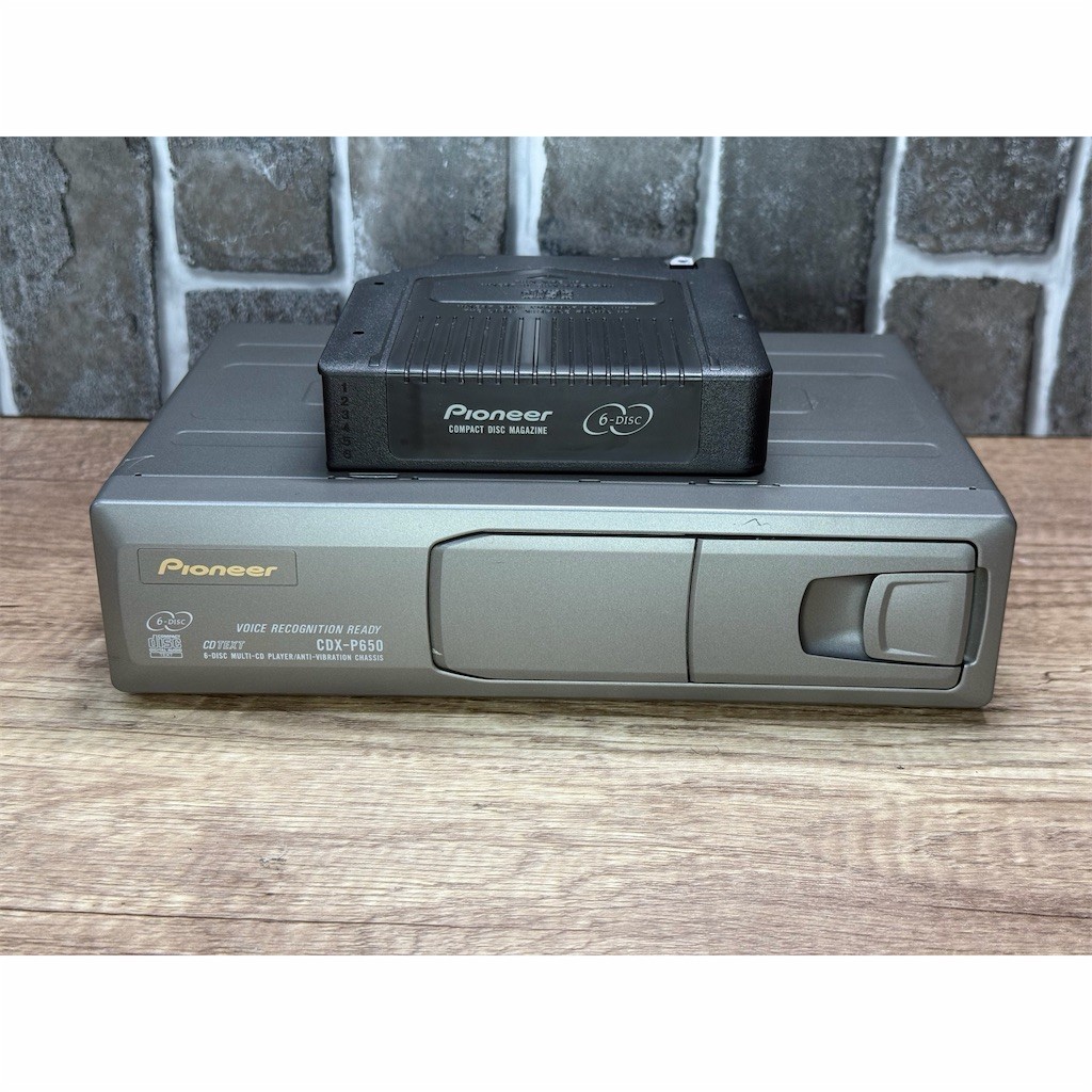 pioneer CDプレイヤー Pioneer 6-Disc Multi-CD Car CD Changer w/ 6-Disc Magazine CD Text