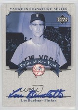 2003 Yankees Signature Series Pride of New York Lew Burdette #PN-LB Auto 0lc5