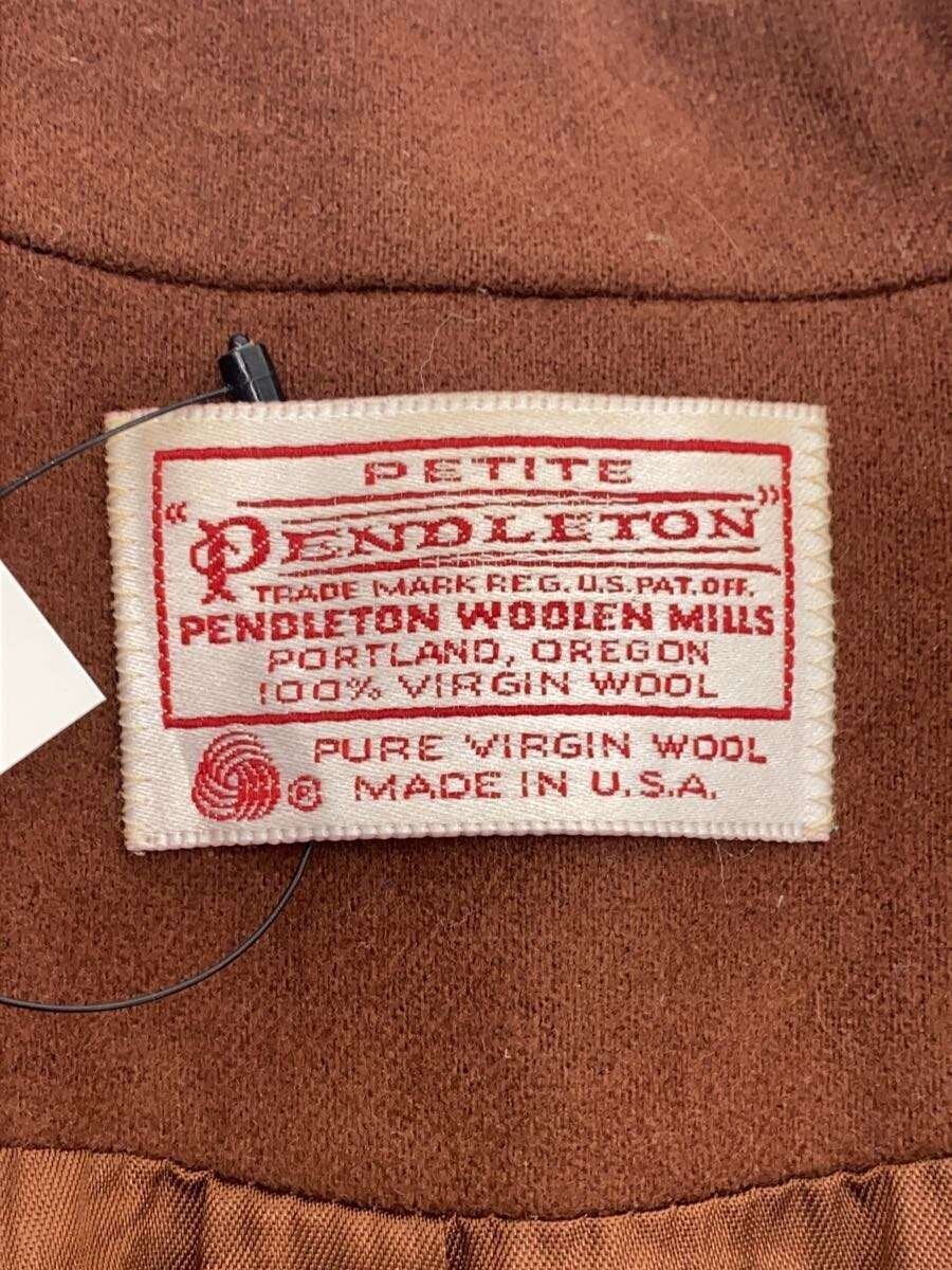 Pendleton 70s Wool Tailored Jacket Brown Made in … - image 3