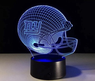 New York NY Giants LED Light Lamp Collectible Eli Manning Home Decor Gift NFL  