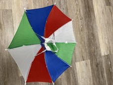 Outdoor Foldable Sun Umbrella Hat Golf Fishing Camping Headwear Cap Head Hat