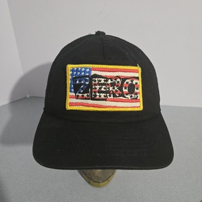Zero Skateboards American Flag Punk Trucker Cap Hat Snapback Black