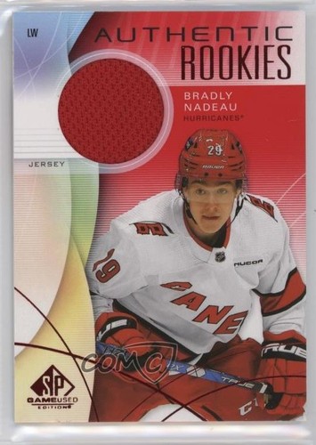 2024-25 SP Game Used Authentic Rookies Red Jersey Relic Bradly Nadeau Rookie RC