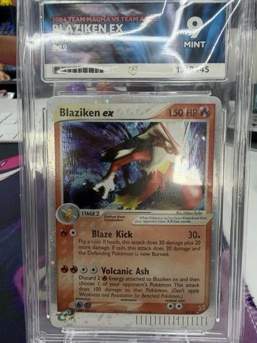 Pokémon TCG Blaziken ex 89/95 Holo EN EX Team Magma vs Aqua Ace 9 2004