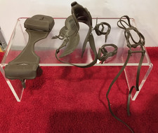 Marx Johnny West 1967 Accessories Brown Saddles, Saddle Bag, bridle  Stirrups