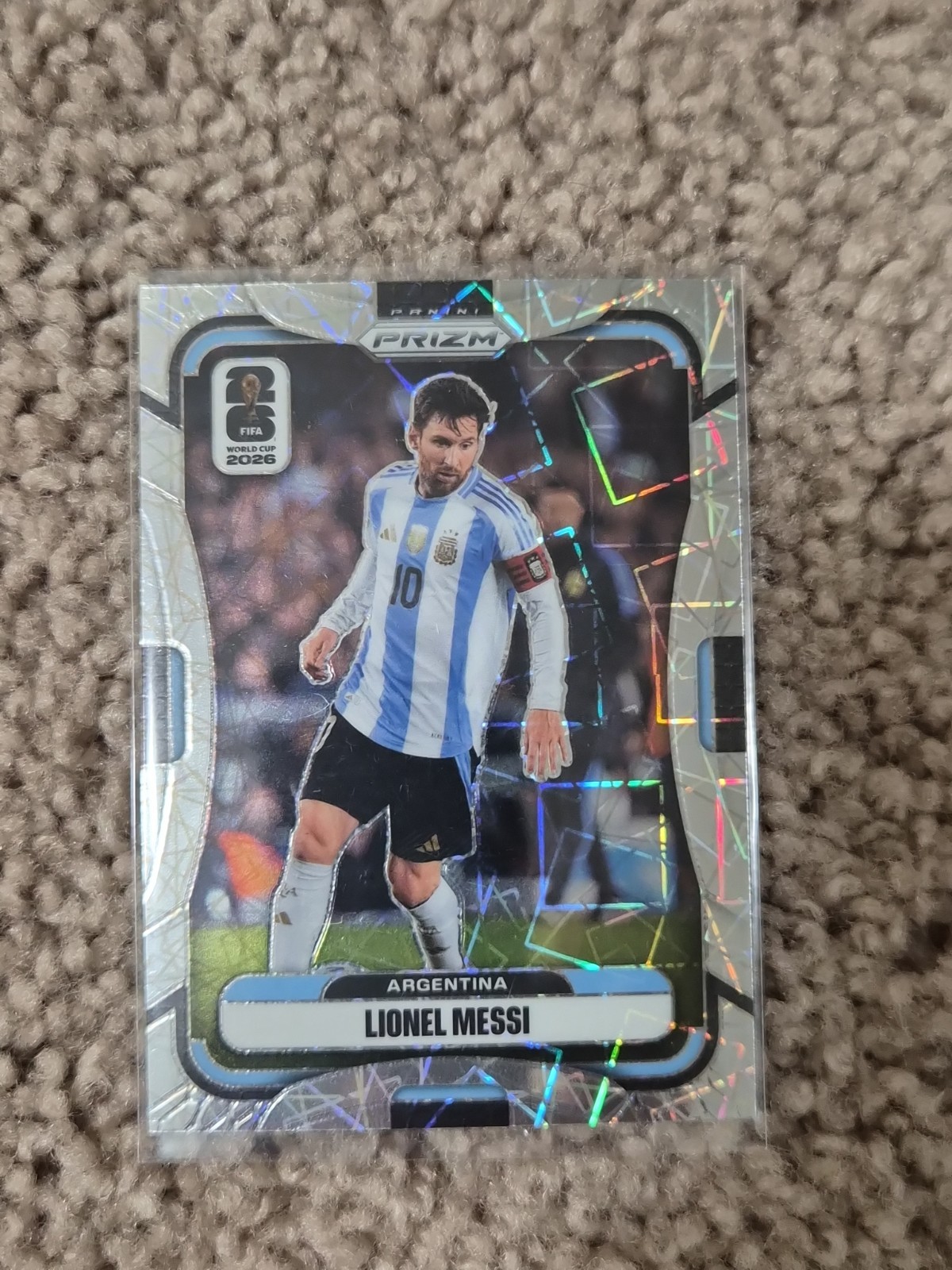 2026 Panini Prizm Fifa World Cup - Lionel Messi #10 Lazer Prizm view 8