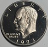 1973 S Eisenhower Ike Copper Nickel Clad Proof Dollar San Francisco Eisenhower