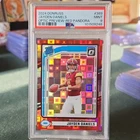 2024 Panini Donruss Rated Rookie Red Pandora Jayden Daniels #389 PSA 9 Commande…