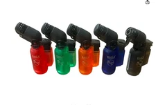 45 Degree Angle Eagle Jet Flame Butane Torch Lighter Refillable Windproof 5 Pack