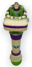 Disney Parks Buzz Lightyear Toy Story Light Up Talking Bubble Wand Blower EUC