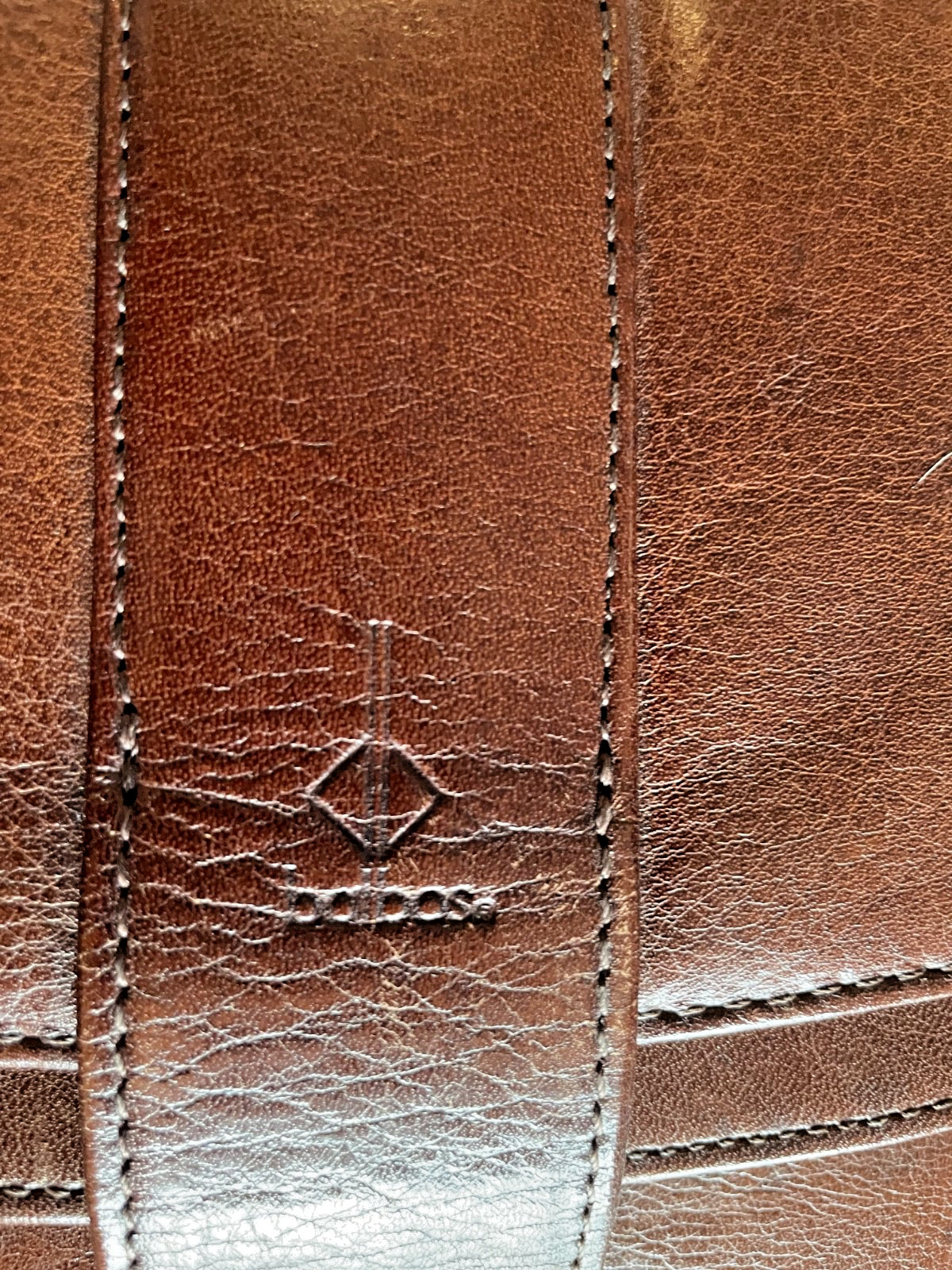 Vintage Leather Locking Document Briefcase with s… - image 4