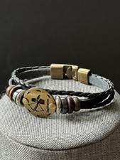 Zodiac Constellation Sagitarius Leather Brace...