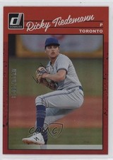 2023 Donruss Retro 1990 Variation Holo Red Ricky Tiedemann (Reversed Image) 1ja9