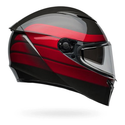 Bell Lithium MIPS Motorcycle Helmet Neo Gloss Charcoal/Red Medium