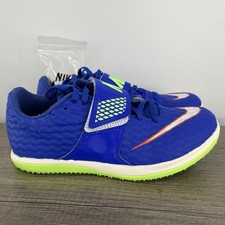 Nike Zoom High Jump HJ Elite Track Spikes Shoes Racer Blue 806561-400 Men's Sz 6
