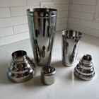 Cocktail Shaker Set of 2 - Premium Bar Set Stainless Steel  — photo 2