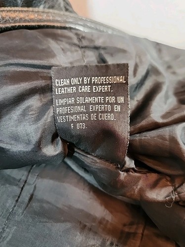 Vintage Members Only Genuine Leather Bomber Motorcycle Jacket Men's Sz LG Black - Picture 13 of 24
