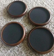 Furniture Casters 3'' Non Slip Wood Furniture Pads 4 PCS