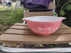 PYREX Pink Gooseberry Cinderella Nesting Bowl 1-1/2 QT Mixing Bowl 442