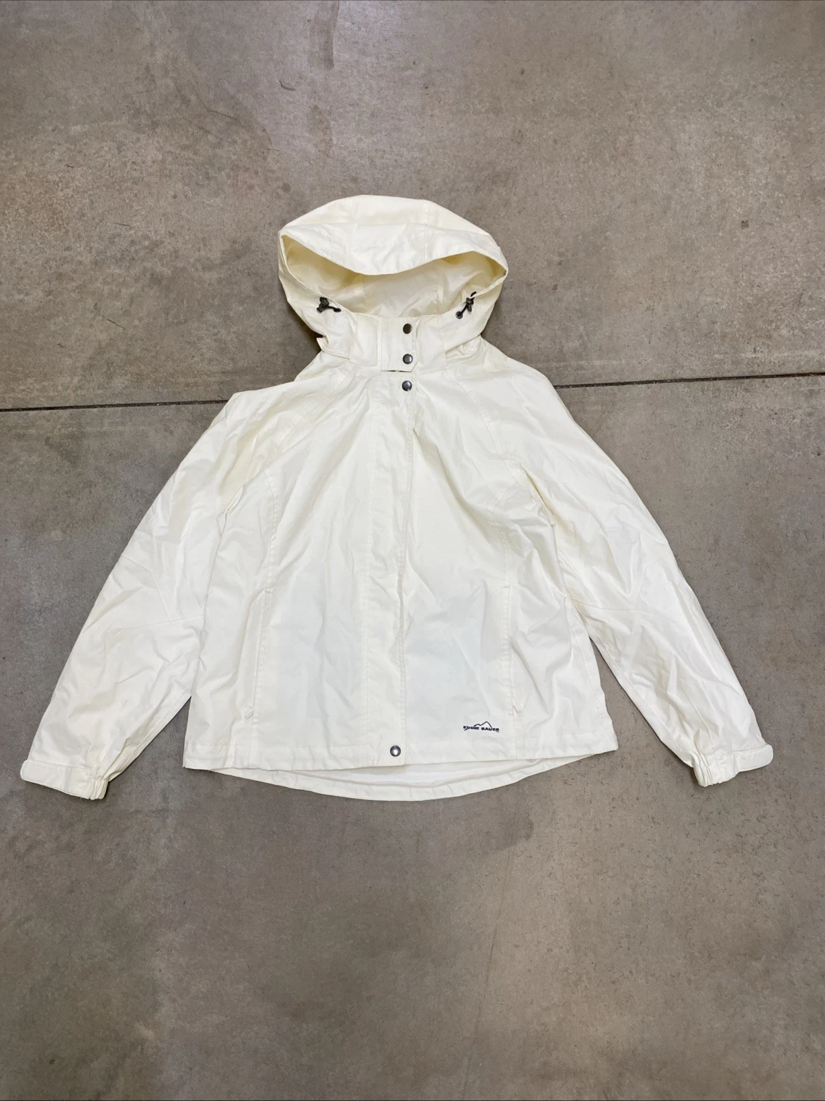 Eddie Bauer XL Weather Edge Crème Waterproof Jacket
