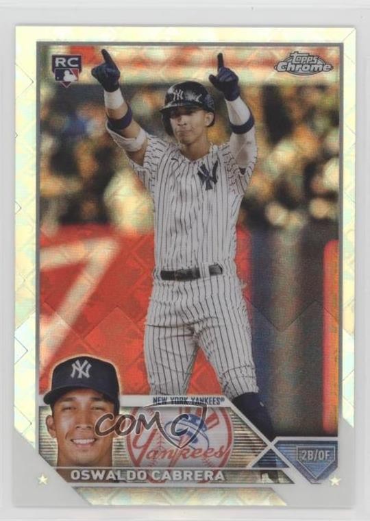 2023 Topps Chrome Logofractor Edition Oswaldo Cabrera #69 15g5