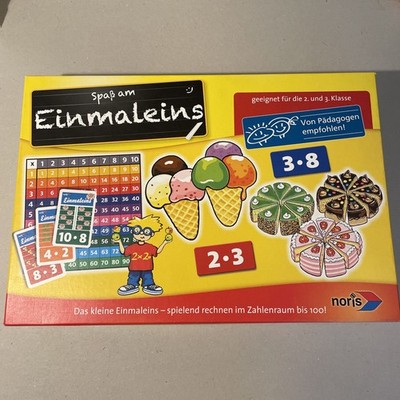 Noris Spiele 606076342 Einmaleins lernen (2.-3. Klasse Lernspiel für 1-4 Spieler