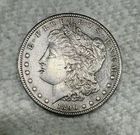 1890-S Morgan Silver Dollar $1 Coin, Business Strike, Circulated Ungraded