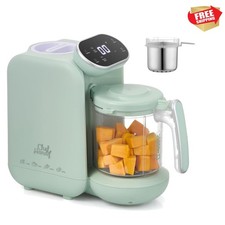 Baby Food Maker with Stainless Steel Steam Basket, One Step 5-in-1 Baby Food ...