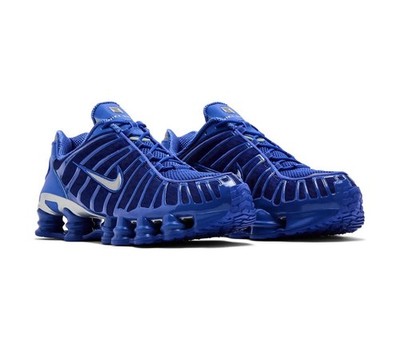 (AV3595-400) Nike Shox TL Hyper Royal/Metallic Silver Men s Sz 11