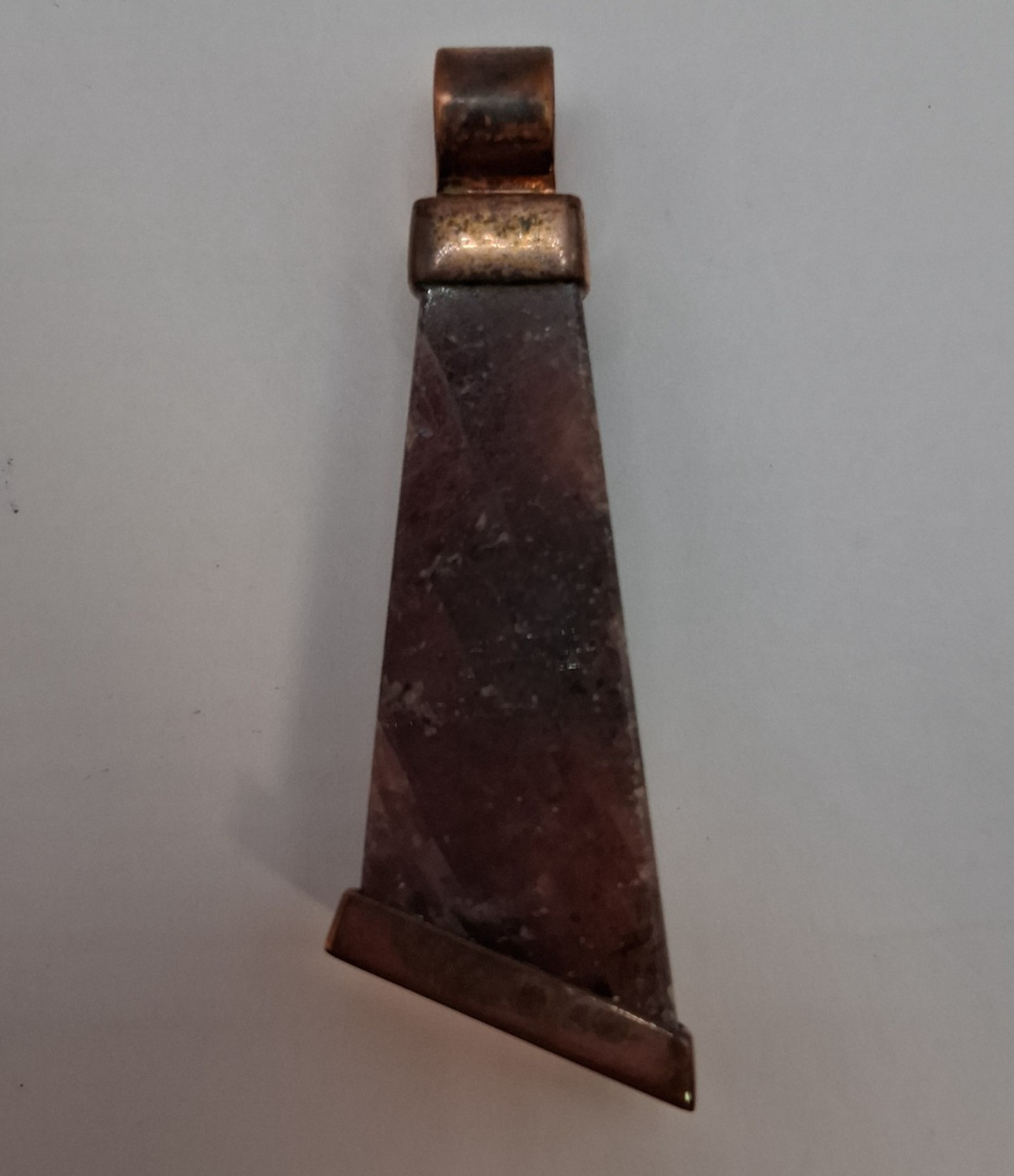 Jay King DTR Solid Copper Pendant with Hematoid Q… - image 5