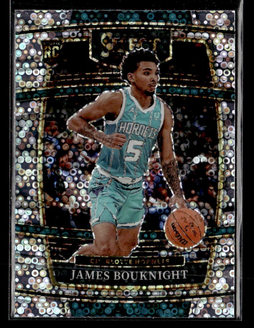 2021-22 Panini Select #37 James Bouknight Silver Disco Prizm RC