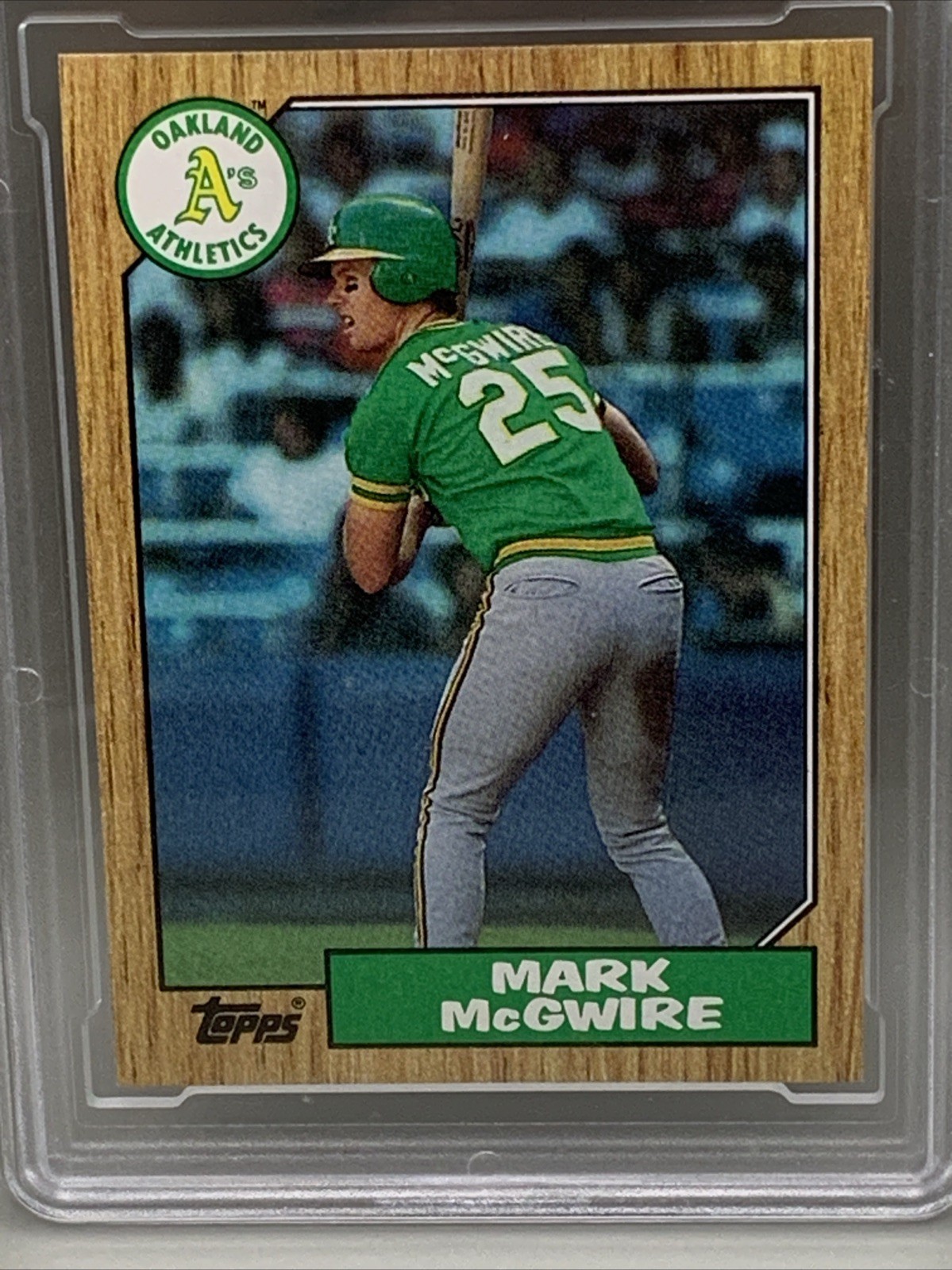 1987 Topps - Mark McGwire #366 Rookie Graded Gem Mint 10! view 2
