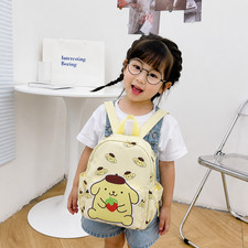Yellow Dog Cartoon Backpack 28cm Lightweight Kindergarten Daypack For Toddle