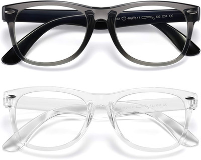 Kids Blue Light Blocking Glasses Girls Boys 2 Pack, Computer Video Gaming Glasse