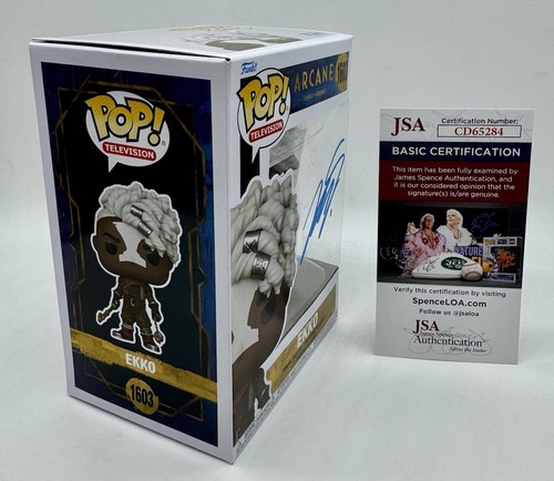REED SHANNON HAND SIGNED AUTOGRAPH EKKO "ARCANE" FUNKO POP +JSA COA WS - Picture 5 of 7