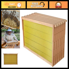 Fully Assembled Deep Beehive Frames - Wired Beeswax, Plastic-Free, 20 Pack