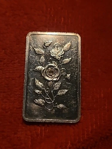 1974 Mothers Day .999 Fine Silver Vintage Art
