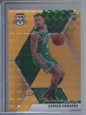 2019-20 Panini Mosaic Rookies Fluorescent Orange Prizm 11/25 Carsen Edwards 0ll