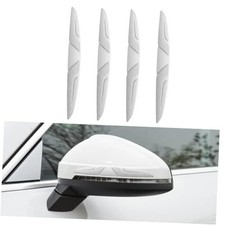 4PCS Car Door Edge Guard Protectors, Car Door Bumper Guards, Anti-Scratch White